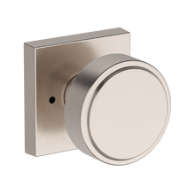Baldwin PV.VAS.CSR Reserve Vashon Privacy Knobset with Contemporary Square Rosette