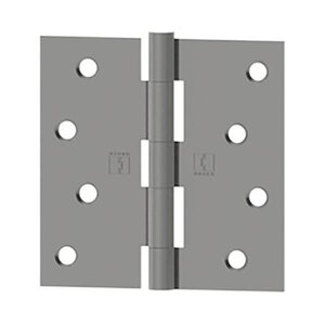 Hager RC1741 4" x 4" 1/4" Radius Full Mortise Residential Plain Bearing Hinge (Sold Each)