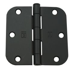 Hager RC1842 3-1/2" x 3-1/2" 5/8" Radius Full Mortise Residential Plain Bearing Hinge (Sold Each)