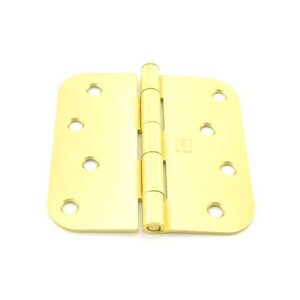 Hager RC18424 4" x 4" 5/8" Radius Full Mortise Residential Plain Bearing Hinge (Sold Each )