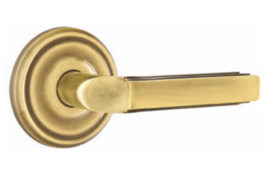 Emtek Milano 8100 Passage Leverset with Regular Rosette for Left Handed Doors