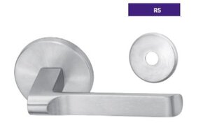 ASSA Abloy Accentra RSR5RL202 Privacy Bedroom Bath Tubular Lock with RS Lever and R5 Rose