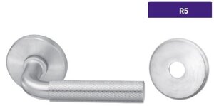 ASSA Abloy Accentra RUR5RL202 Privacy Bedroom Bath Tubular Lock with RU Lever and R5 Rose