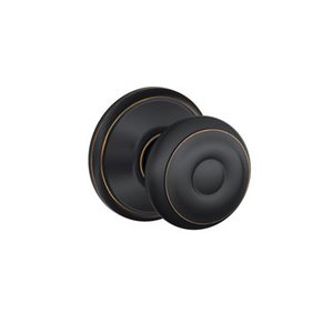 Schlage F10GEO Georgian Passage Knobset