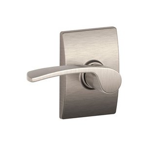 Schlage F10MER/CEN Merano Passage Leverset with Century Decorative Rosette
