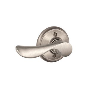 Schlage F170CHP LH Champagne Single Dummy Left Handed Lever