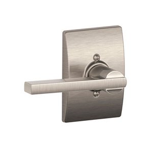 Schlage F170LAT/CEN Latitude Single Dummy Lever with Century Decorative Rosette