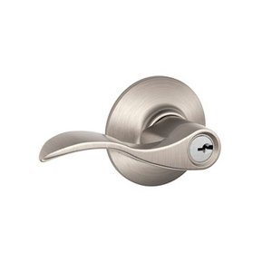 Schlage F80ACC RH Accent Storeroom Leverset - Right Handed