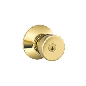 Schlage F51BEL Bell Keyed Entry Knobset