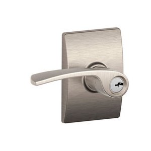 Schlage F51MER/CEN Merano Keyed Entry Leverset with Century Decorative Rosette