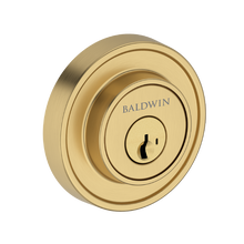 Baldwin SC.RRD.SMC Reserve Recessed Round Square Single Cylinder Deadbolt with SmartKey C Keyway Cylinder