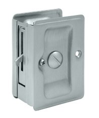 Deltana SDLA325U Solid Brass Heavy Duty Privacy Pocket Door Lock