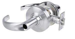 Schlage ALX50L-SPA Sparta Entrance/Office Keyed Entry Door Lever Set Less Standard Cylinder