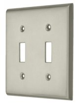 Deltana SWP4761U Double Toggle Switch Plate
