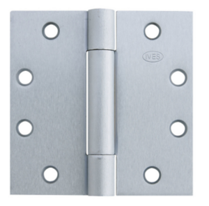 Ives 3CB1HW4124 4-1/2" x 4" Full Mortise Three Knuckle Heavy Weight Steel Hinge