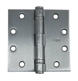 Ives 5BB1 5 Inch x 5 Inch Ball Bearing Brass Hinge with Square Corners (Sold Each)
