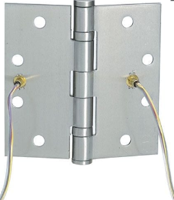 Ives 5BB1412TW4 4 Wire 4-1/2 Inch x 4-1/2 Inch Five Knuckle Ball Bearing Standard Weight Electric Hinge