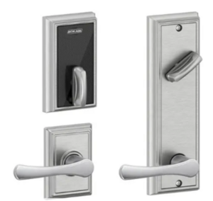 Schlage Electronic FE410FADD512VLA Control Smart Interconnected Lock UL Listed with Addison Trim and Avila Lever with 5-1/2 Inch Bore Spacing