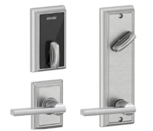 Schlage Electronic FE410FADD512LAT Control Smart Interconnected Lock UL Listed with Addison Trim and Latitude Lever with 5-1/2 Inch Bore Spacing