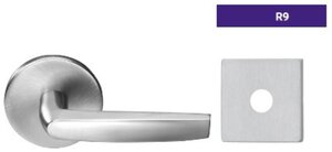 ASSA Abloy Accentra TCR9RL255 Single Dummy Trim Thru Bolted Tubular Lock with TC Lever and R9 Rose
