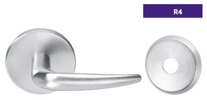 ASSA Abloy Accentra TER4RL201 Passage Closet Tubular Lock with TE Lever and R4 Rose