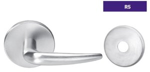 ASSA Abloy Accentra TER5RL255S Single Dummy Surface Mounted with TE Lever and R5 Rose