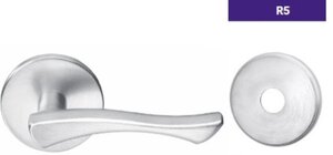 ASSA Abloy Accentra TGR5RL201 Passage Tubular Lock with TG Seine Lever and R5 Rose