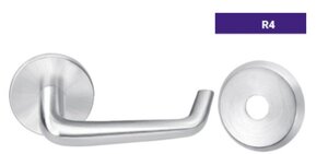 ASSA Abloy Accentra TIR4RL201 Passage Closet Tubular Lock with TI Lever and R4 Rose