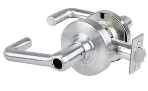 Schlage ALX53L-TLR Tubular Entrance Keyed Entry Door Lever Set Less Standard Cylinder