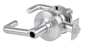 Schlage ND85LD-TLR Tubular Faculty Restroom Door Lever Set Less Standard Cylinder