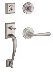Baldwin FDNAPxFEDTRR Reserve Napa Full Dummy Handleset with Federal Lever and Traditional Round Rosette