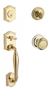 Baldwin SCWESxTRATRR Reserve Westcliff Single Cylinder Handleset with Tradtional Knob and Traditional Round Rosette