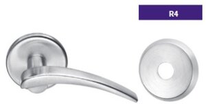 ASSA Abloy Accentra TWR4RL255LH Single Dummy Thru Bolted with TW Lever and R4 Rose Left Hand