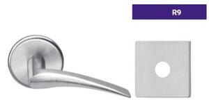 ASSA Abloy Accentra TXR9RL202 Privacy Tubular Lock with TX Lever and R9 Rose