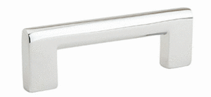 Emtek 86161 Brass Trail Cabinet Pull 3 Inch Center-to-Center