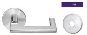 ASSA Abloy Accentra UBR5RL255D Double Dummy Thru Bolted Trim with UB Lever and R5 Rose