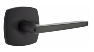 Emtek Hermes 5316 Brass Modern Passage Leverset with Urban Modern Rosette for Left Handed Doors
