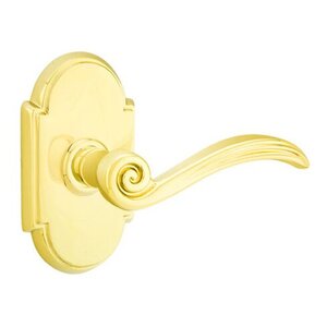 Emtek Elan 8208 Privacy Leverset with #8 Rosette for Right Handed Doors