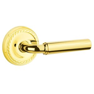 Emtek Manning 8201 Privacy Leverset with Rope Rosette for Left Handed Doors