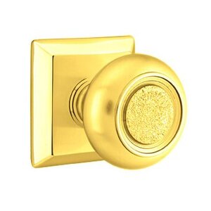 Emtek Belmont 8131 Passage Knobset with Quincy Rosette