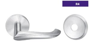 ASSA Abloy Accentra UXR4RL255D Double Dummy Trim Tubular Lock with UX Lever and R4 Rose
