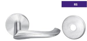ASSA Abloy Accentra UXR5RL255D Double Dummy Trim Tubular Lock with UX Lever and R5 Rose