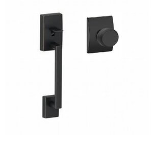 Schlage FE285 CEN/BWExCEN Century Lower Handleset with Bowery Knob &amp; Century Rosette