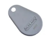 Schlage Electronic 9651T26AFC100 Smart 26A Format Keyfob Single Technology 13.56 MHz Credential with Facility Code 100 with Proximity and iButton 26 Bit - Card Trax CT6A7617 - Must be Purchased in Multiples of 50 *