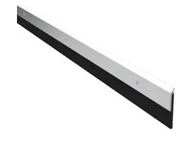 Pemko 3151CN48 48" (4') Door Bottom Sweep with 1" EPDM Clear Aluminum Finish
