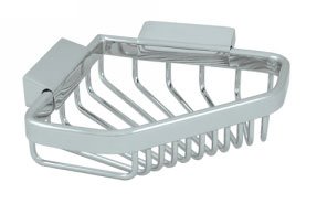 Deltana WBP542U 5 Inch Corner Shower Basket