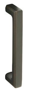Emtek 86078 Brass Wilshire Door Pull 8 Inch Center-to-Center