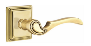 Emtek Coventry 8261 Privacy Leverset with Wilshire Rosette for Right Handed Doors