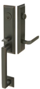 Emtek 4211 Wilshire One Piece Single Cylinder Handleset