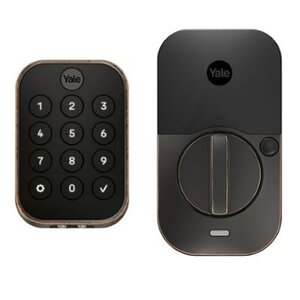 Yale Real Living YRD634ZW2 Pro 2 Lock SL Key Free Pushbutton Deadbolt with ZW2 Z-Wave